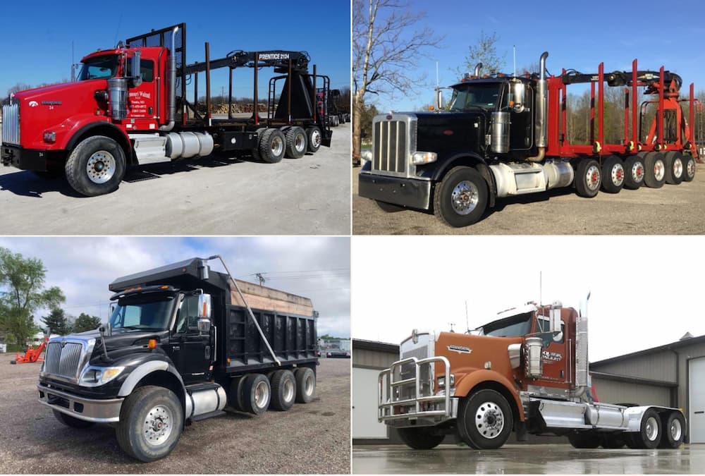 Clean trucks ready for auction